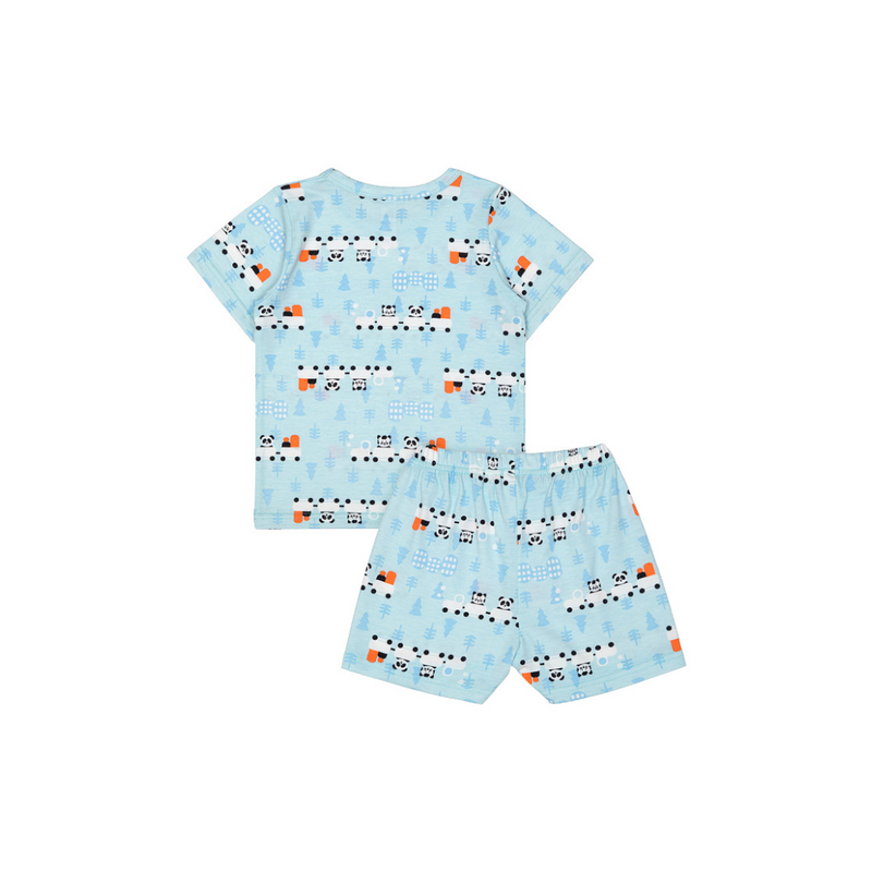 Cocohanee - Animal Train Short Pajamas - Piyama Tidur Anak