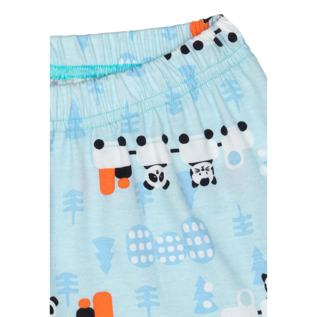 Cocohanee - Animal Train Short Pajamas - Piyama Tidur Anak