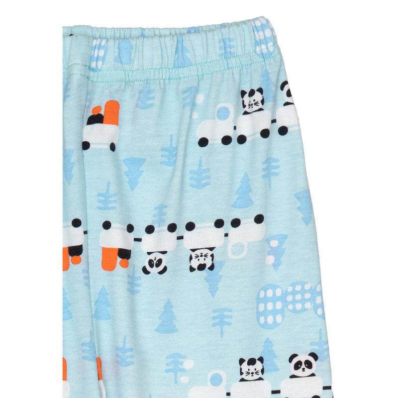 Cocohanee - Animal Train Long Pajamas - Piyama Tidur Anak