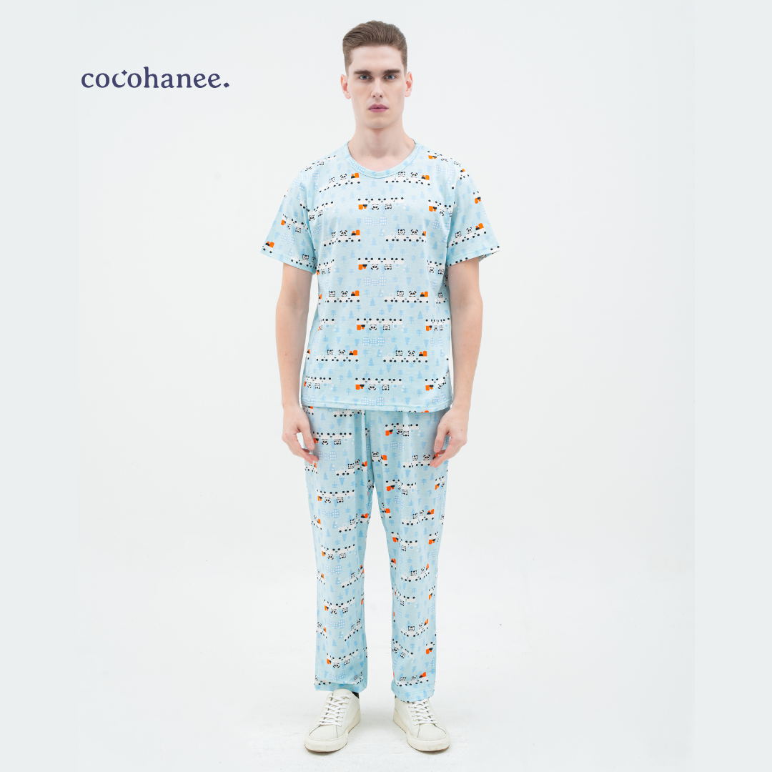 Cocohanee - Animal Train Adult Cozy Pajamas - Piyama Tidur Dewasa