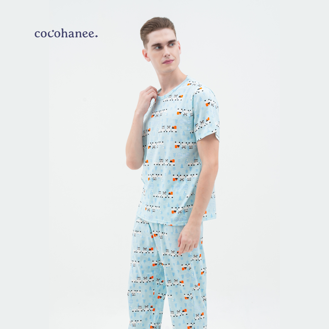 Cocohanee - Animal Train Adult Cozy Pajamas - Piyama Tidur Dewasa