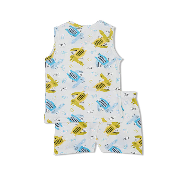 Cocohanee - Croco Sleeveless Set - Setelan Anak Tanpa Lengan