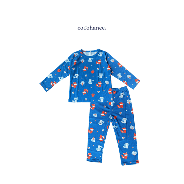 Cocohanee - Fox & Wolf Long Pajamas - Piyama Tidur Anak