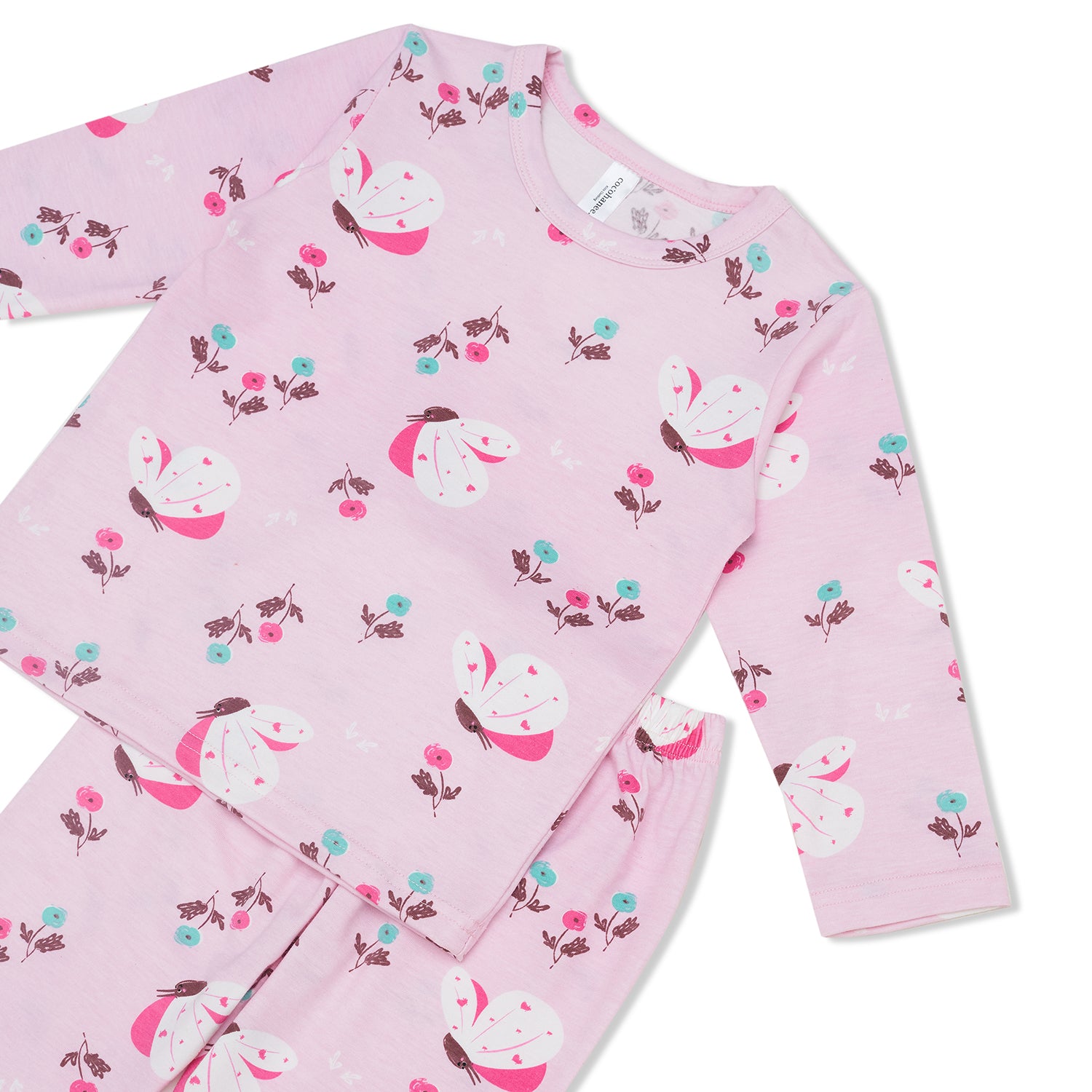 Cocohanee - Butterflies Adult Long Pajamas - Piyama Tidur Dewasa