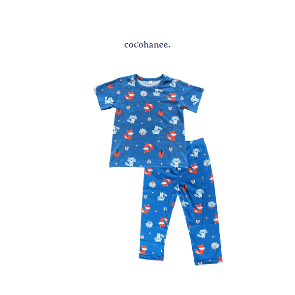 Cocohanee - Fox & Wolf Cozy Pajamas - Piyama Tidur Anak