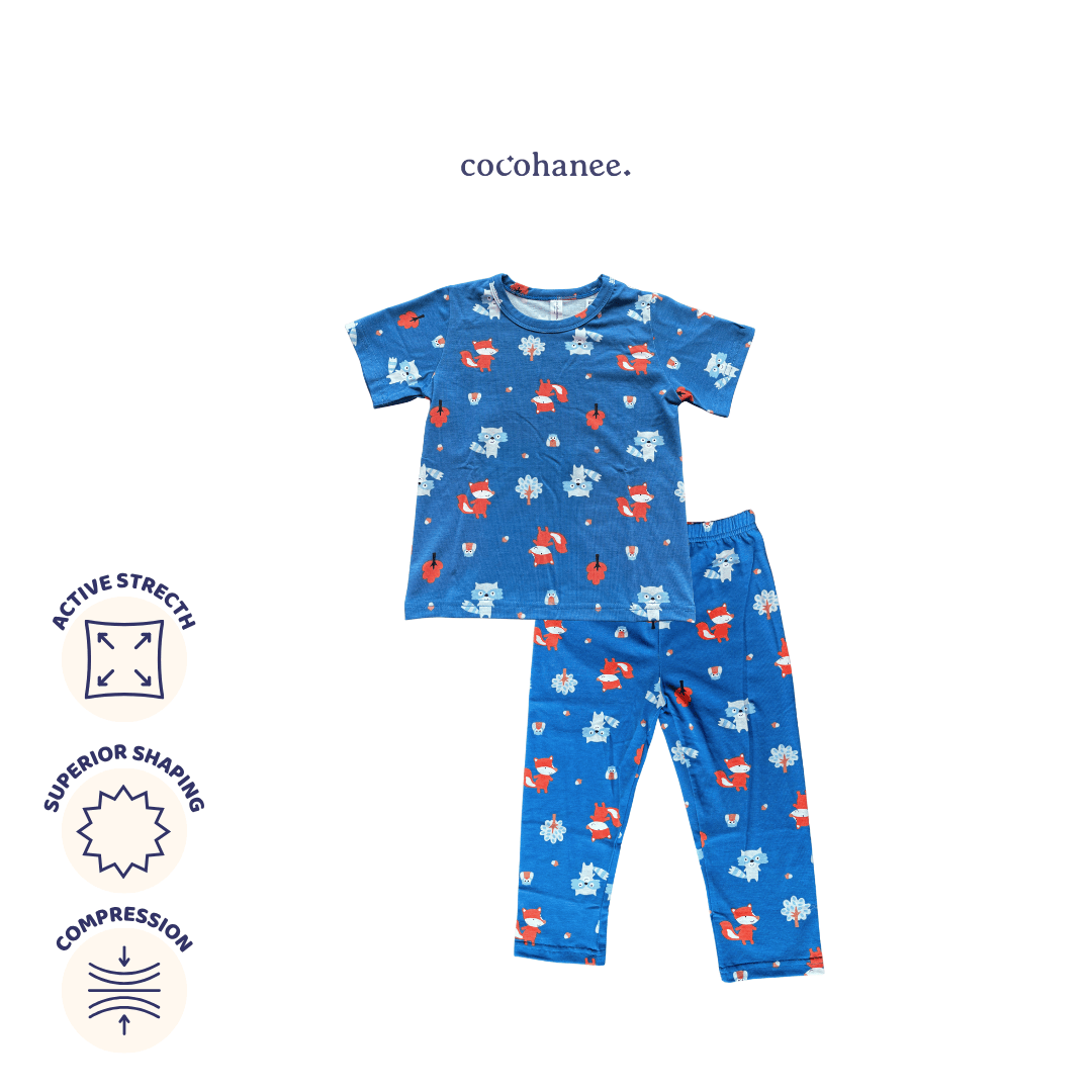 Cocohanee - Fox & Wolf Cozy Pajamas - Piyama Tidur Anak