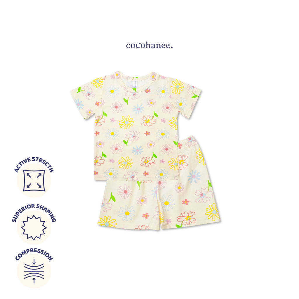 Blooming Flowers - Short Pajamas - Piyama Tidur Anak