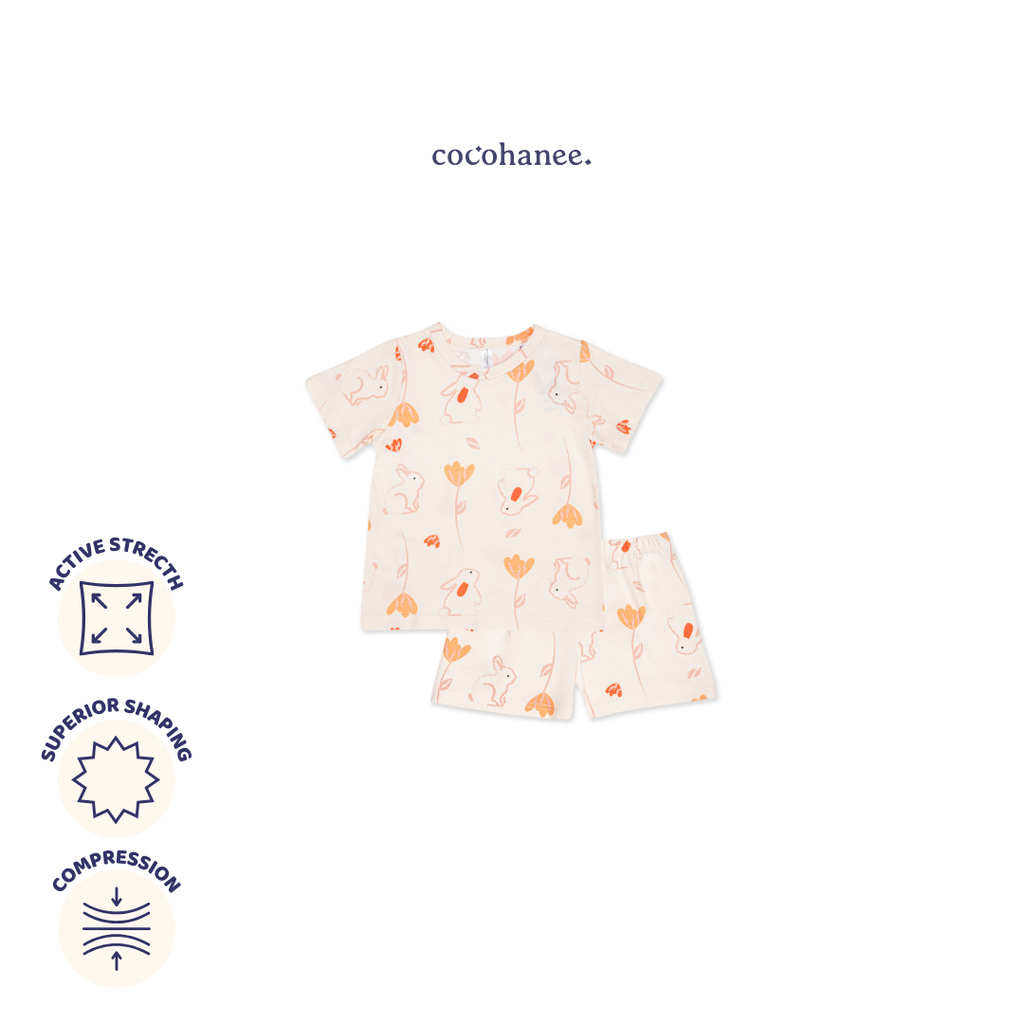 Bunny Petals - Short Pajamas - Piyama Tidur Anak