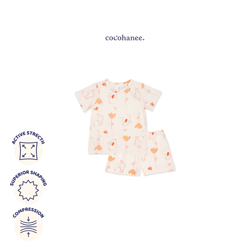 Bunny Petals - Short Pajamas - Piyama Tidur Anak