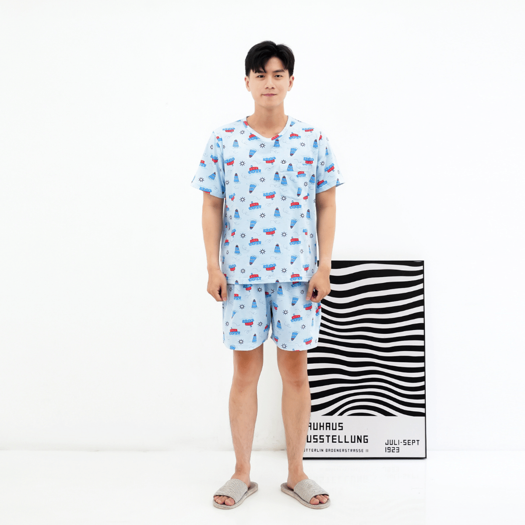 Sailing Day - Lune Short - Piyama Tidur Dewasa