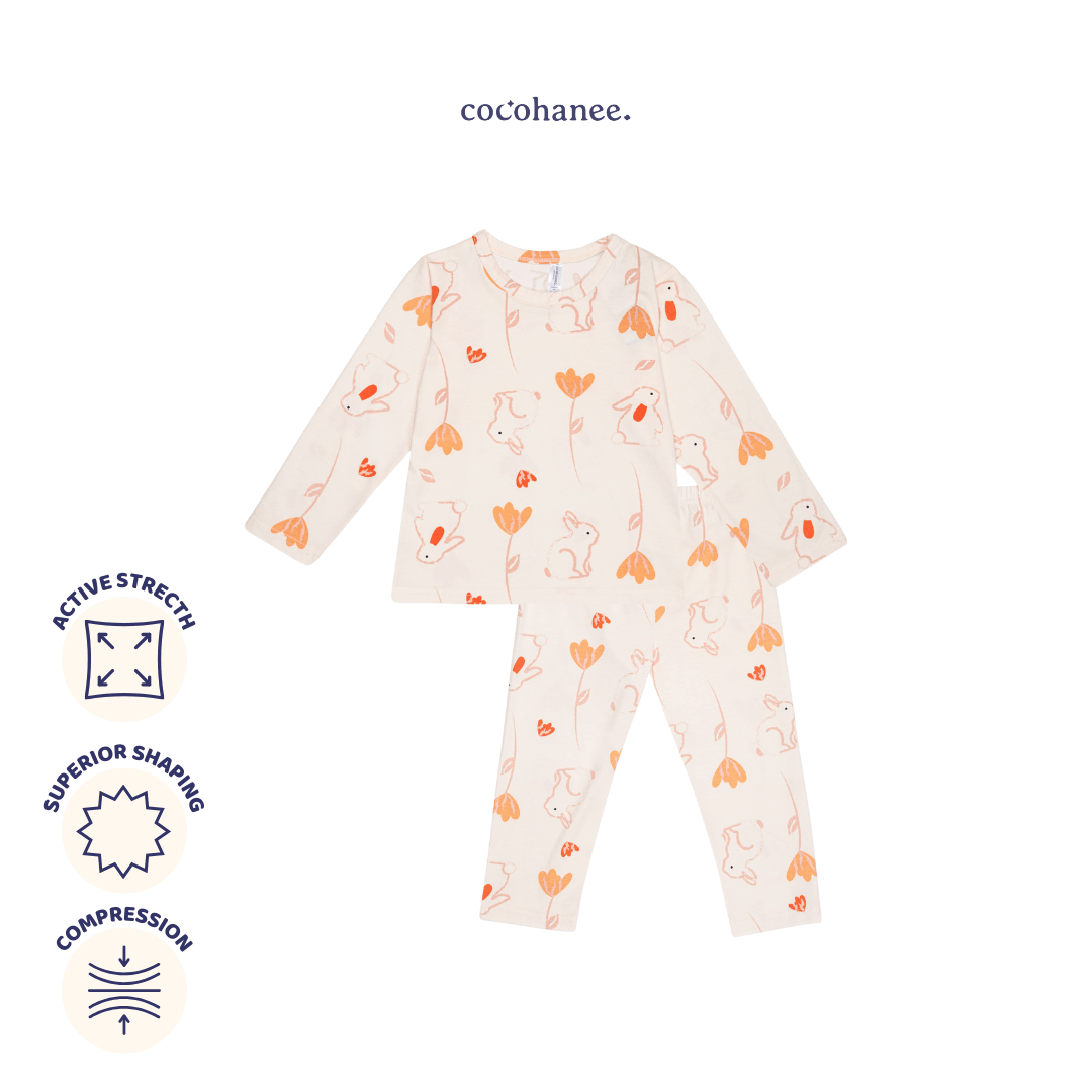 Bunny Petals - Lune Long - Piyama Tidur Dewasa