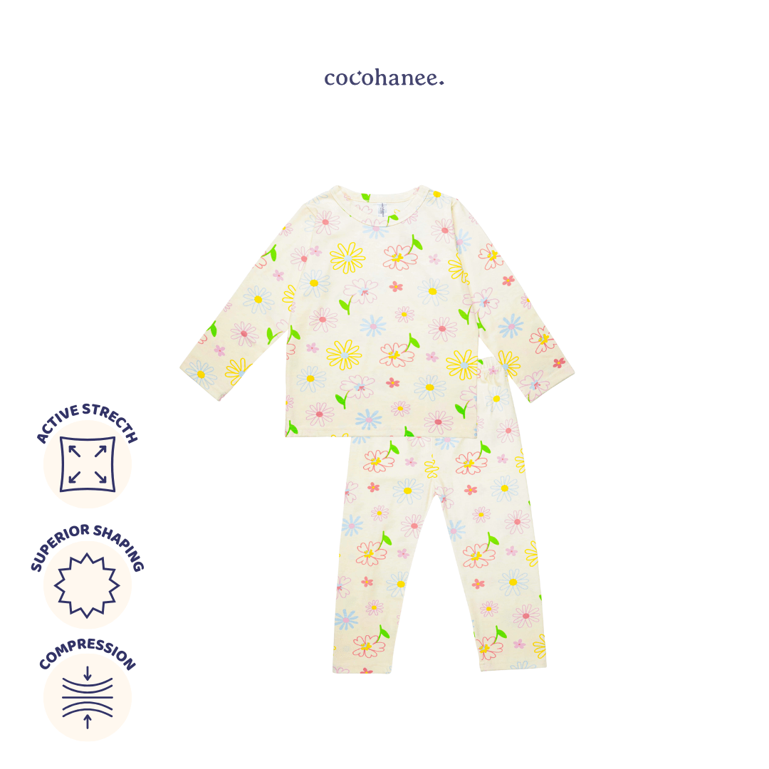 Blooming Flowers - Lune Long - Piyama Tidur Dewasa