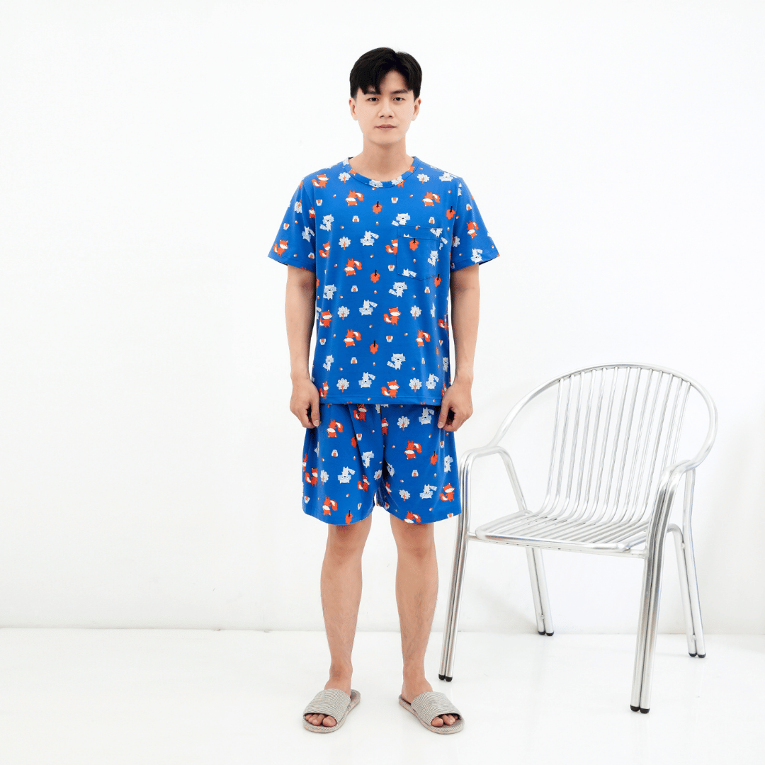 Fox & Wolf - Lune Short - Piyama Tidur Dewasa