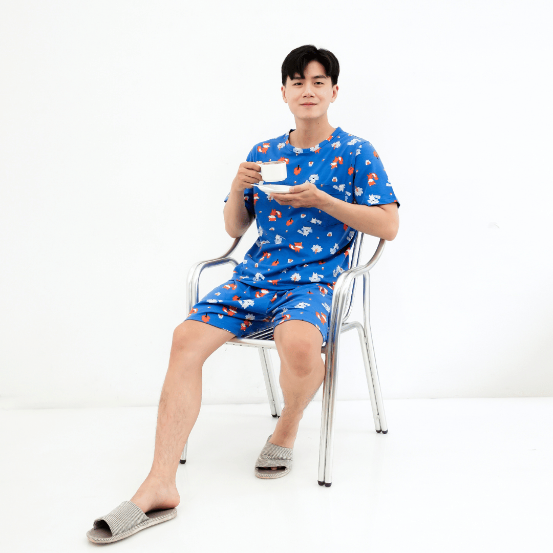 Fox & Wolf - Lune Short - Piyama Tidur Dewasa