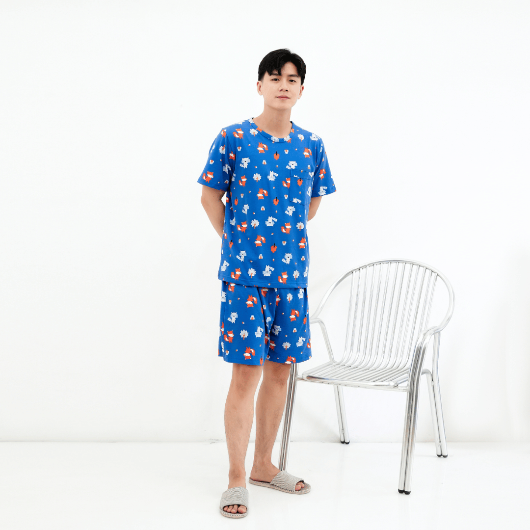 Fox & Wolf - Lune Short - Piyama Tidur Dewasa