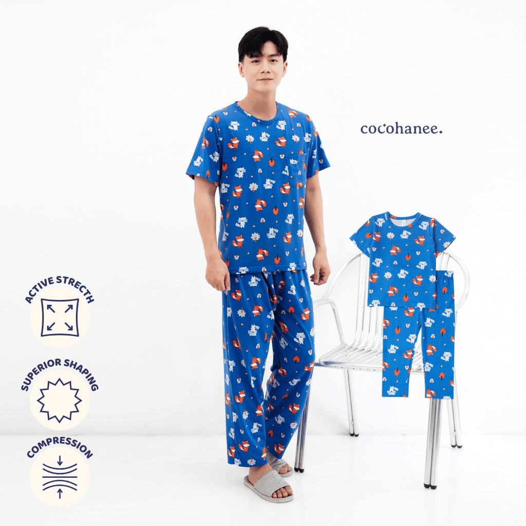 Fox & Wolf - Lune Cozy - Piyama Tidur Dewasa