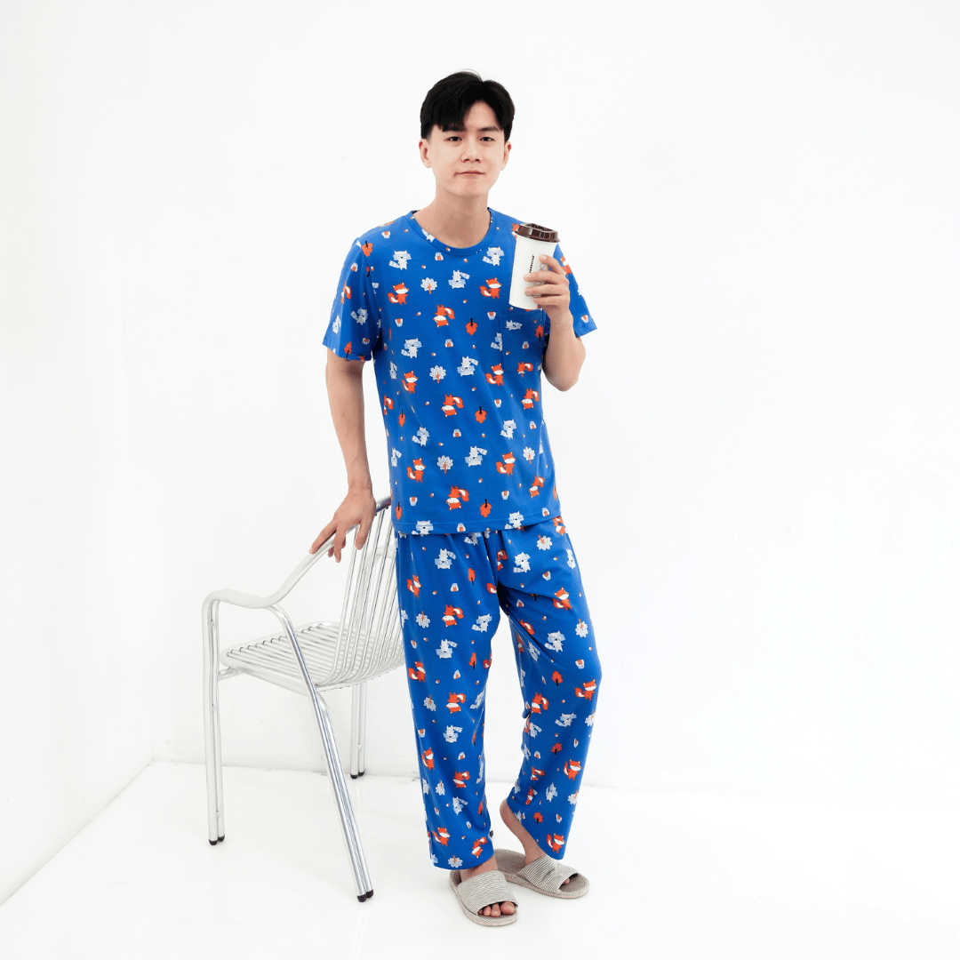 Fox & Wolf - Lune Cozy - Piyama Tidur Dewasa