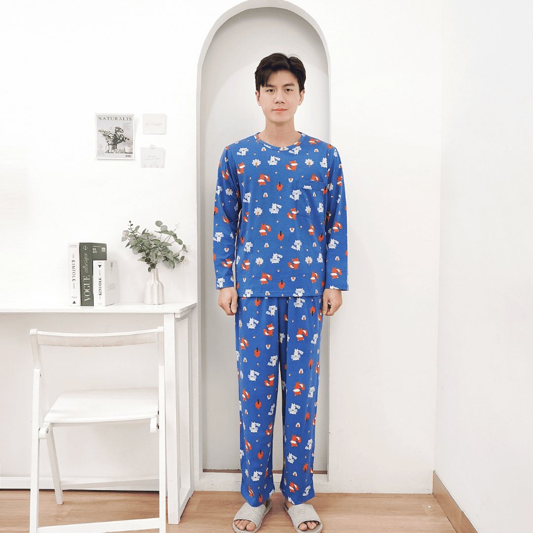 Fox & Wolf - Lune Long - Piyama Tidur Dewasa