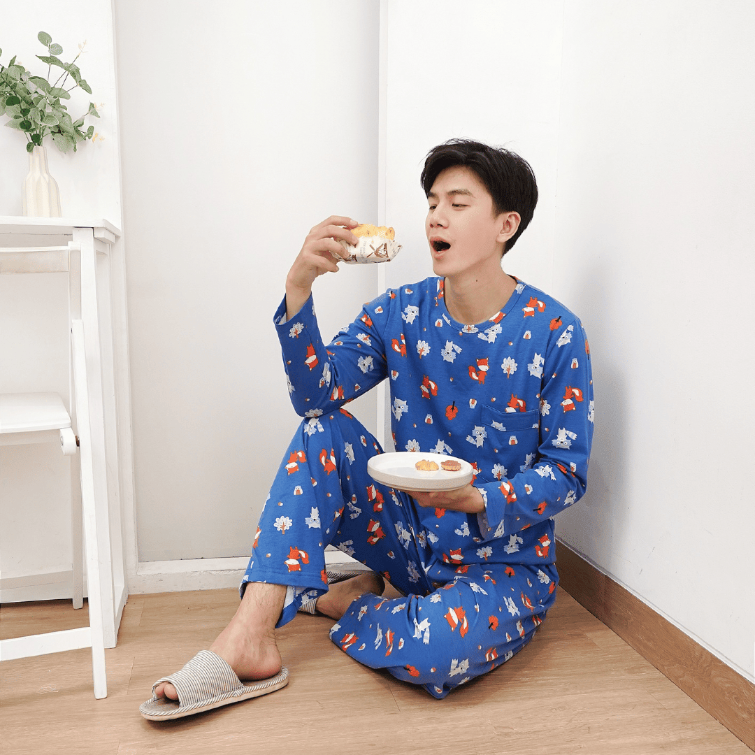 Fox & Wolf - Lune Long - Piyama Tidur Dewasa