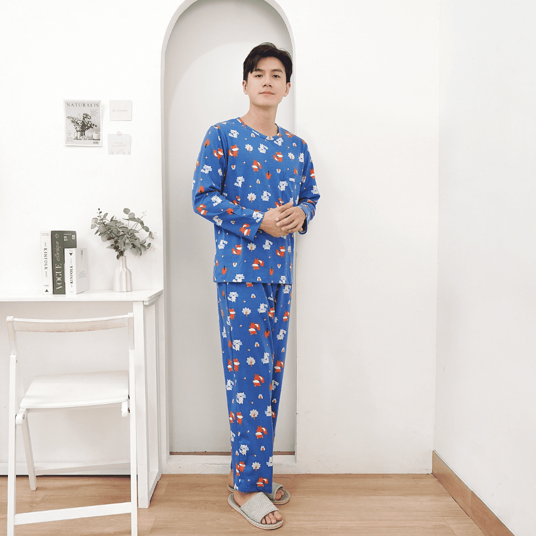 Fox & Wolf - Lune Long - Piyama Tidur Dewasa