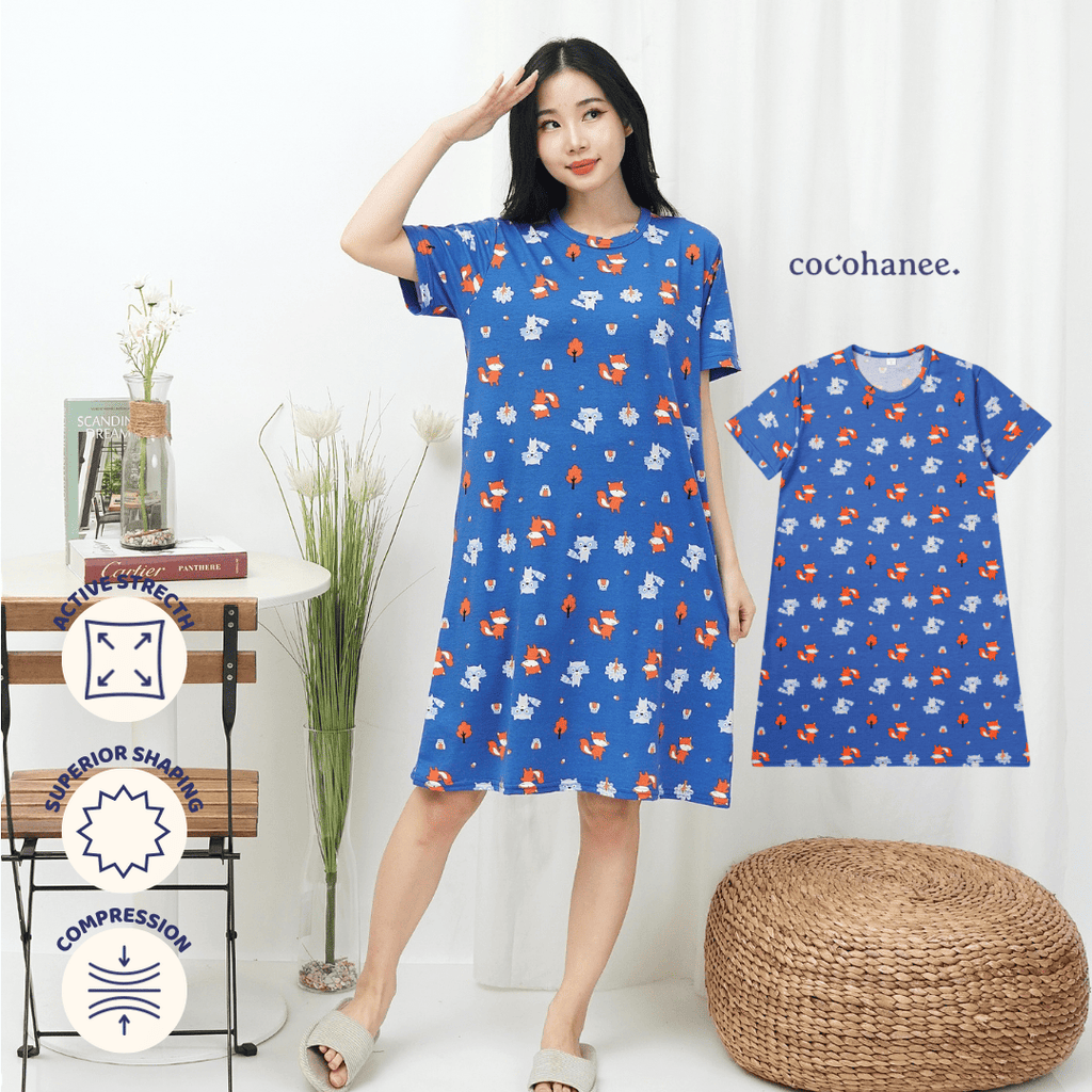 Fox & Wolf - Snuggle Tee - Piyama Tidur Dewasa