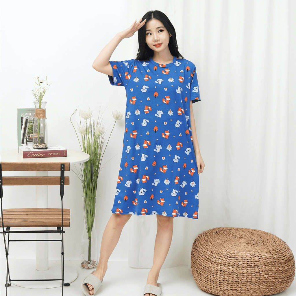 Fox & Wolf - Snuggle Tee - Piyama Tidur Dewasa