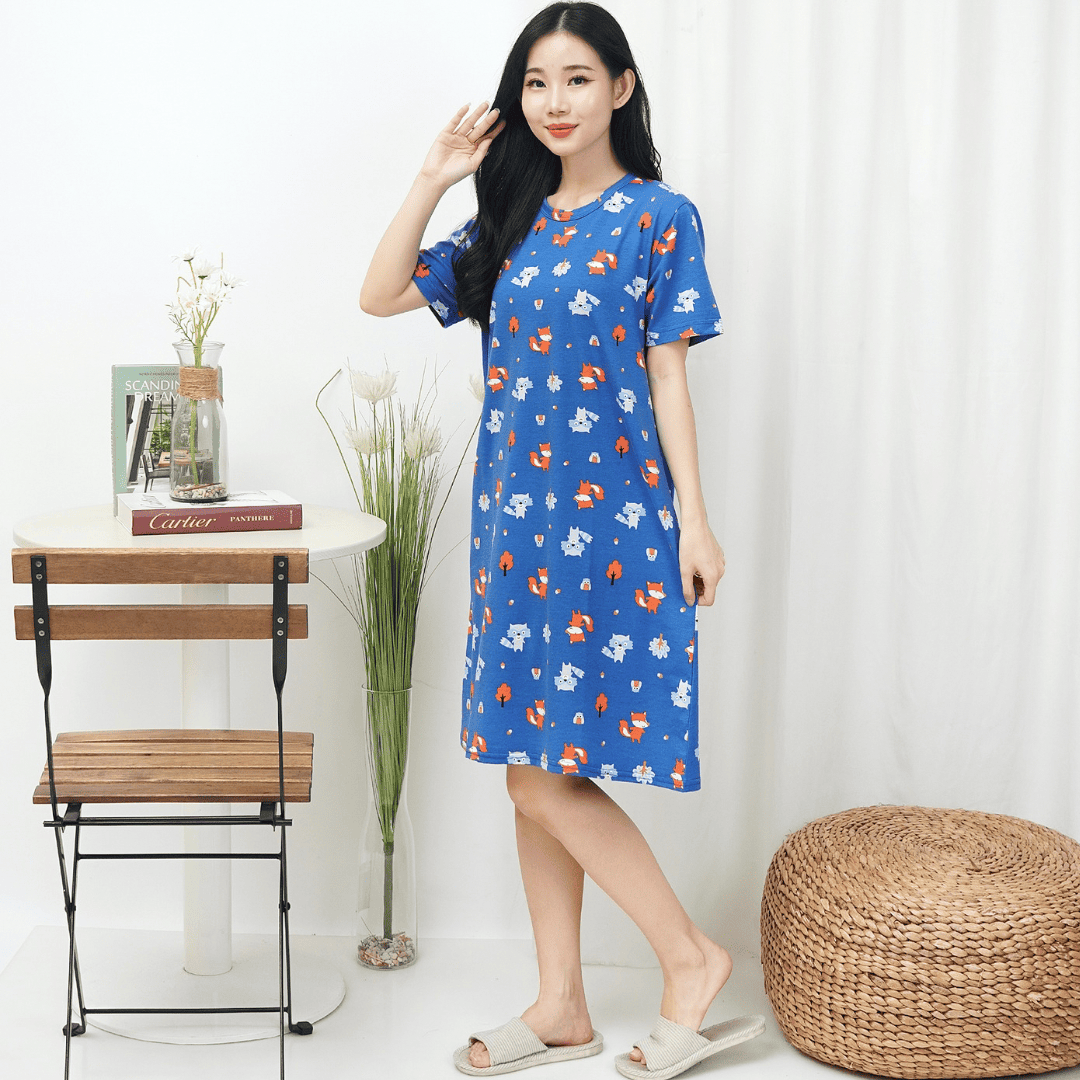 Fox & Wolf - Snuggle Tee - Piyama Tidur Dewasa