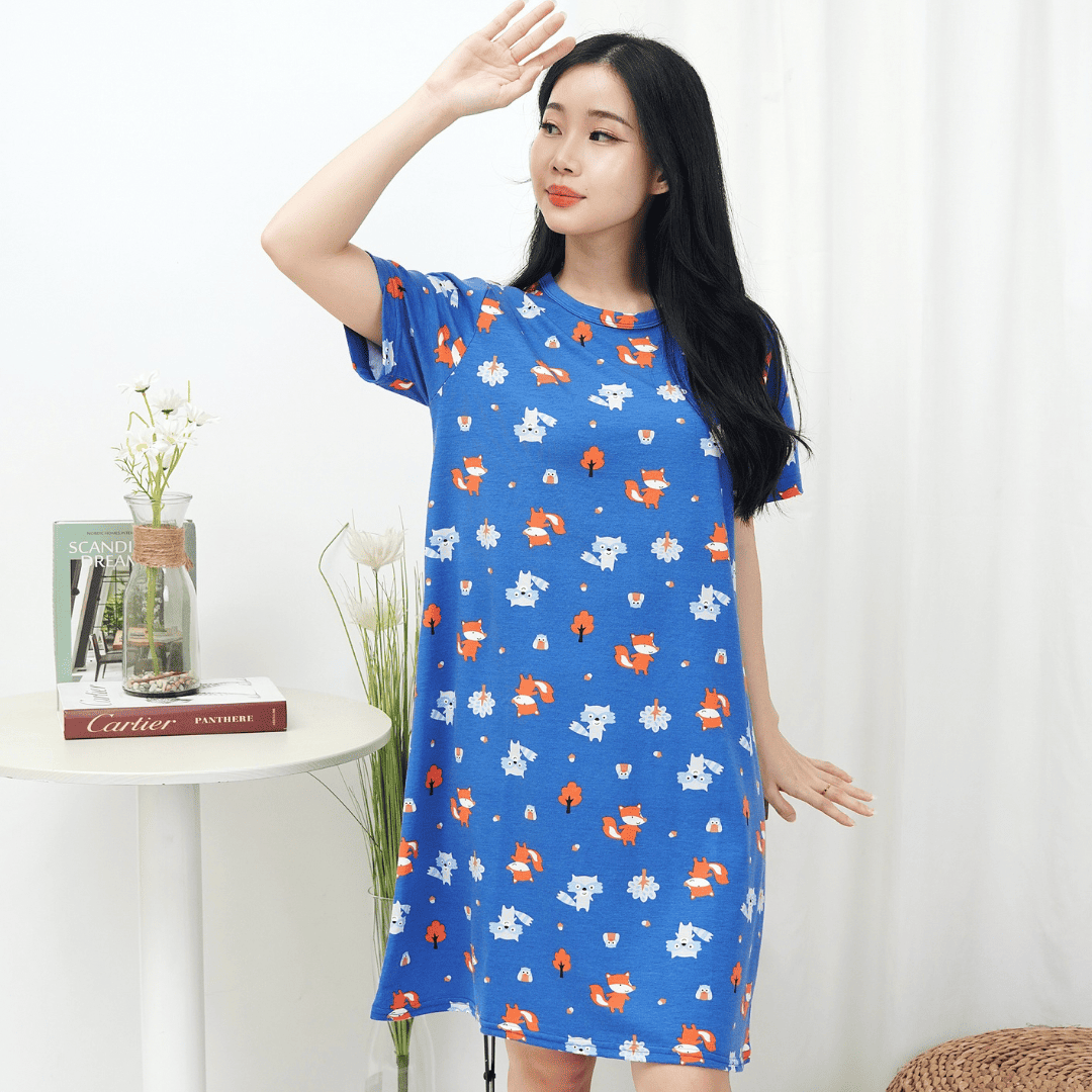 Fox & Wolf - Snuggle Tee - Piyama Tidur Dewasa