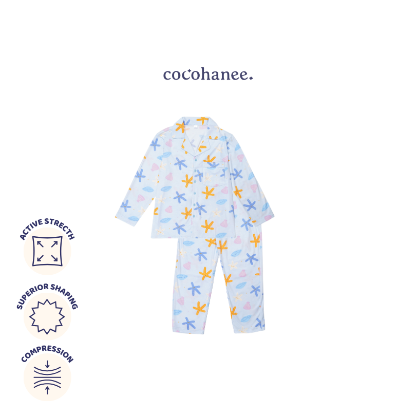 Starfish - Lune Button Long - Piyama Tidur Dewasa