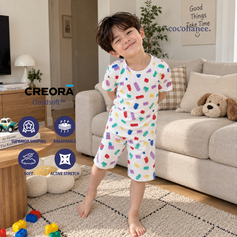 Cocohanee Wonderverse - Short Pajamas Block Buddies