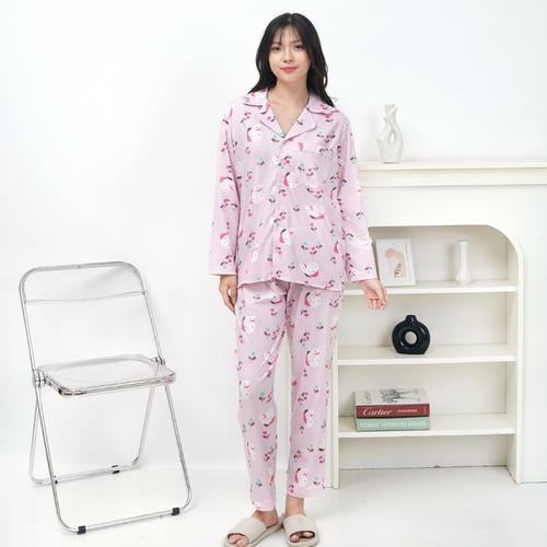 Butterflies - Lune Button Long - Piyama Tidur Dewasa
