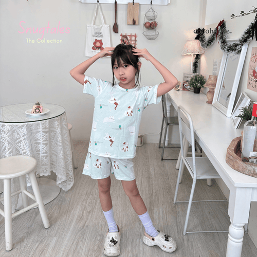 Cocohanee - Cat’s Playground - Short Pajamas - Piyama Tidur Anak