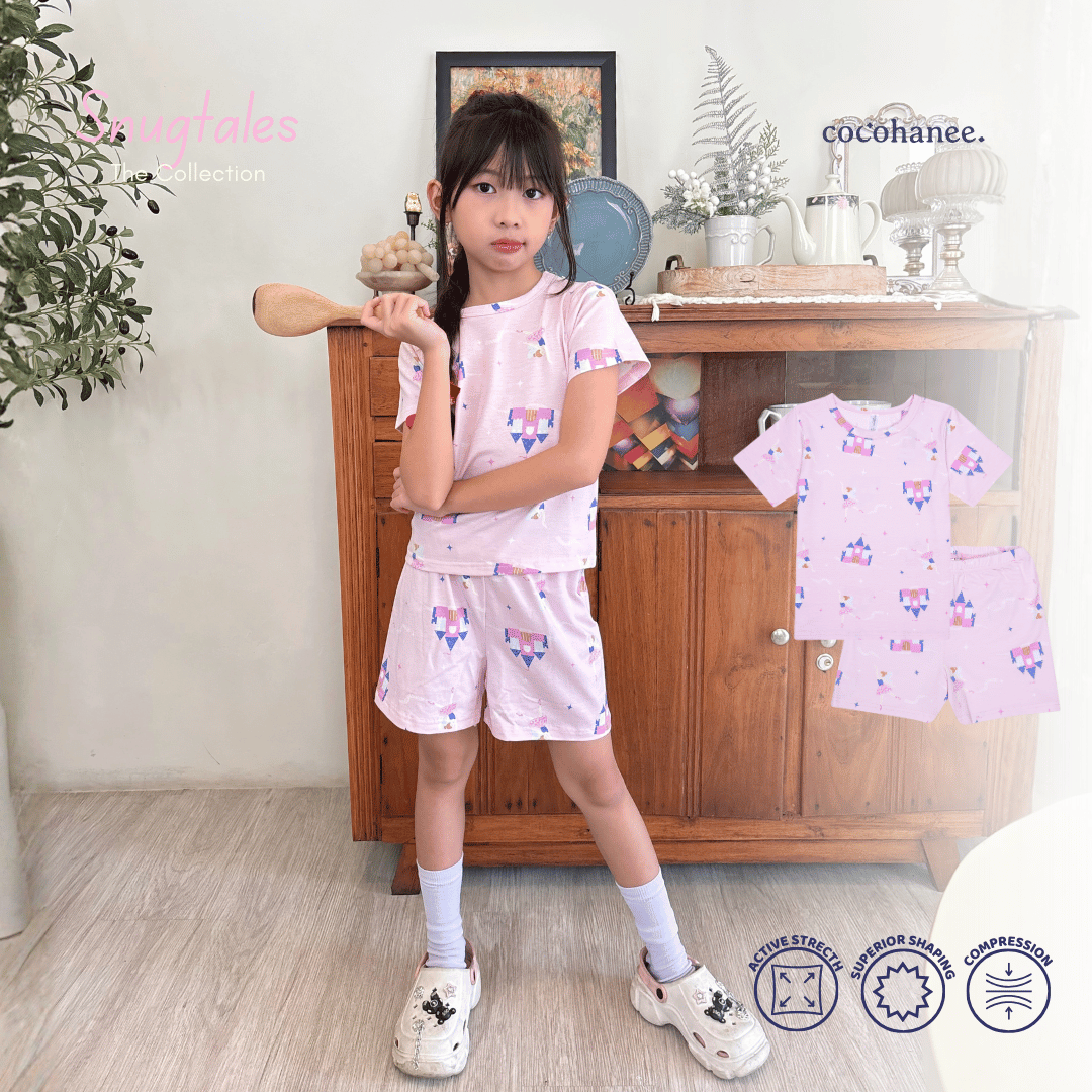 Cocohanee - Fairy Castle - Short Pajamas - Piyama Tidur Anak