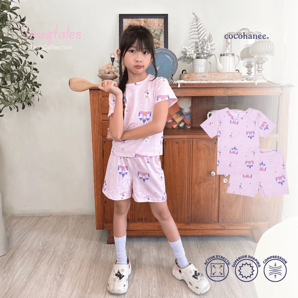 Cocohanee - Fairy Castle - Short Pajamas - Piyama Tidur Anak