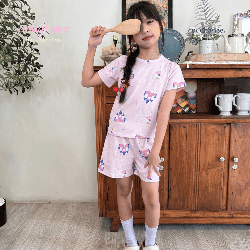 Cocohanee - Fairy Castle - Short Pajamas - Piyama Tidur Anak