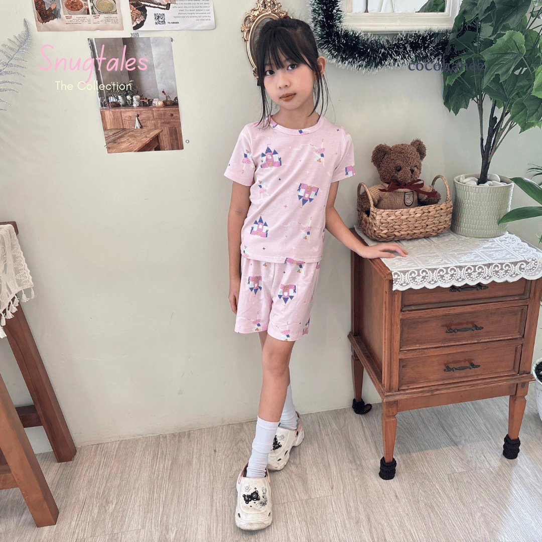 Cocohanee - Fairy Castle - Short Pajamas - Piyama Tidur Anak