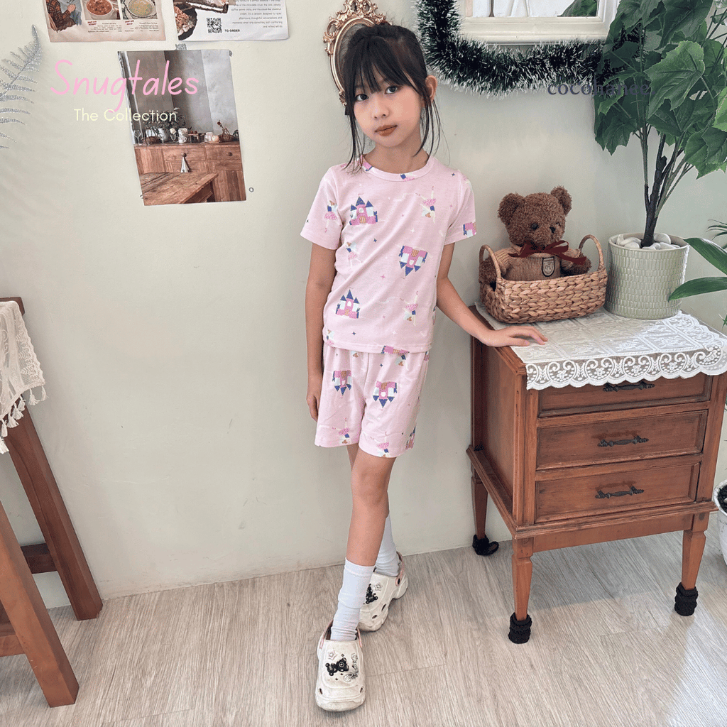 Cocohanee - Fairy Castle - Short Pajamas - Piyama Tidur Anak