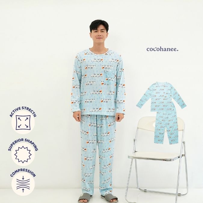 Animal Train - Lune Long - Piyama Tidur Dewasa