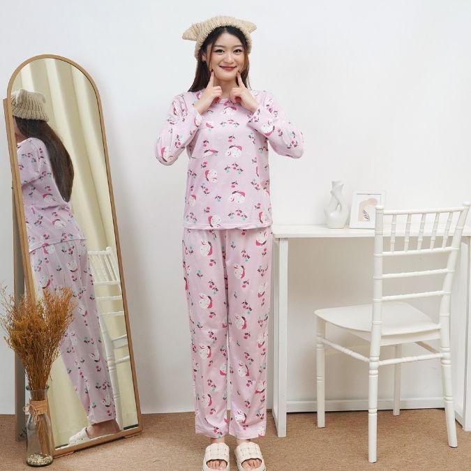 Butterflies - Lune Long - Piyama Tidur Dewasa