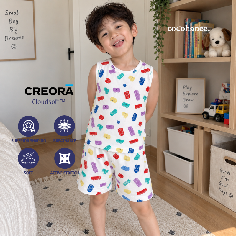 Cocohanee Wonderverse - Sleeveless Set Pajamas Block Buddies