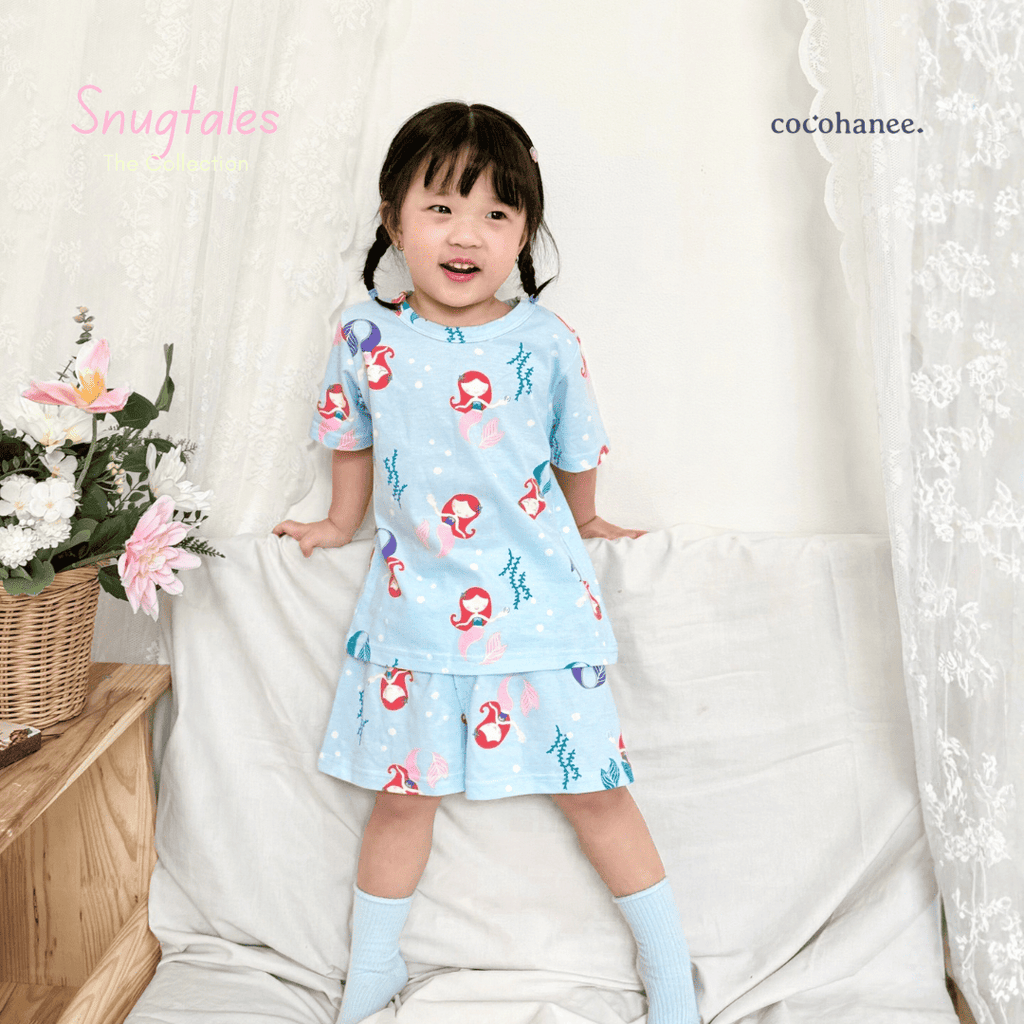 Cocohanee - Mermaid World - Short Pajamas - Piyama Tidur Anak