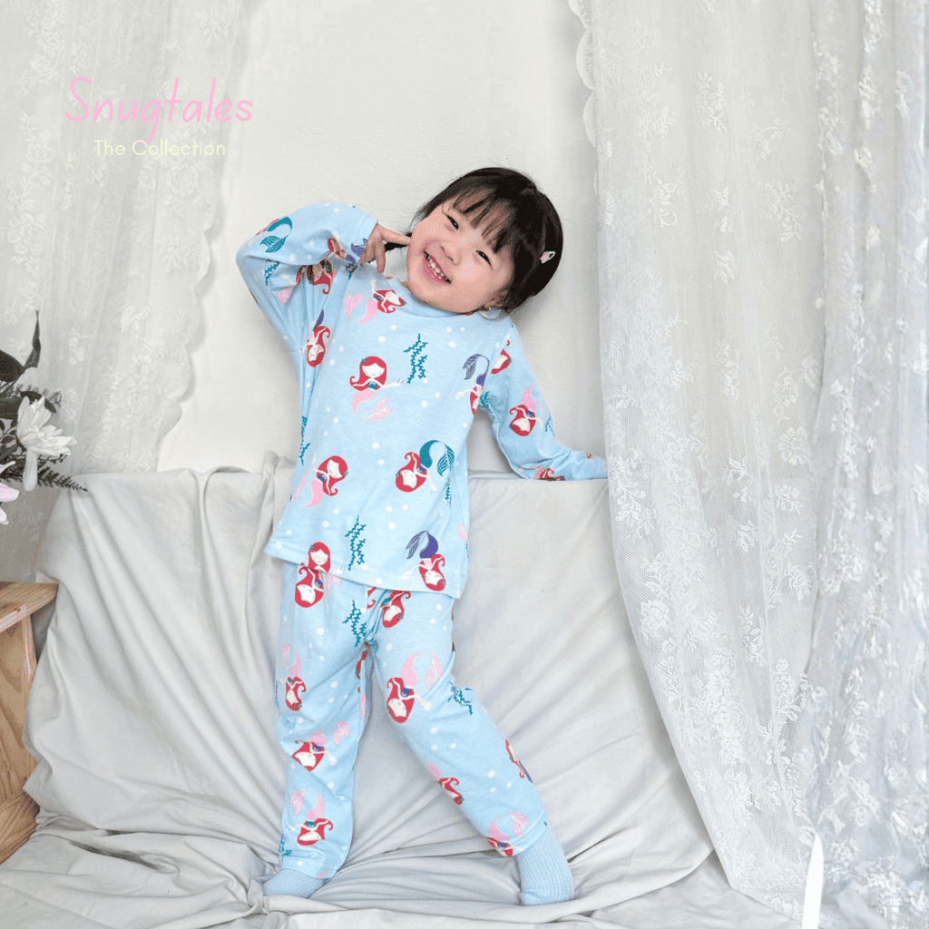 Cocohanee - Mermaid World Long Pajamas - Piyama Tidur Anak