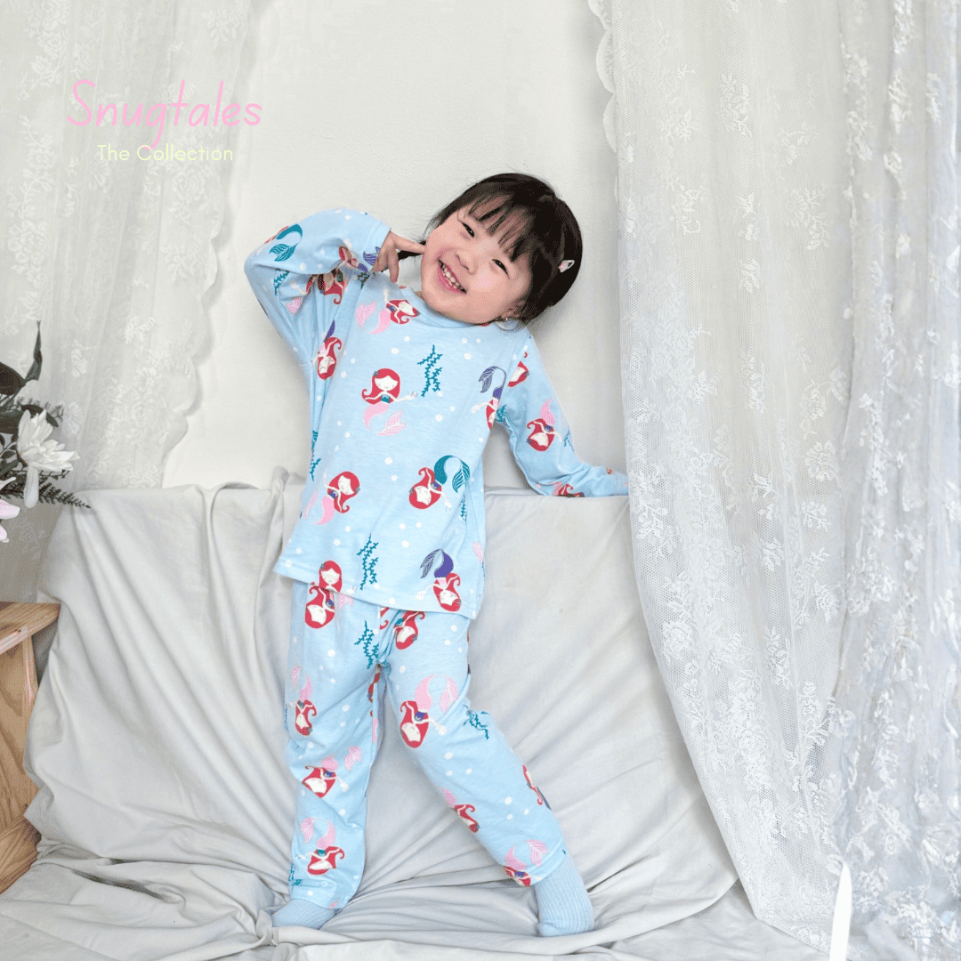 Cocohanee - Mermaid World Long Pajamas - Piyama Tidur Anak
