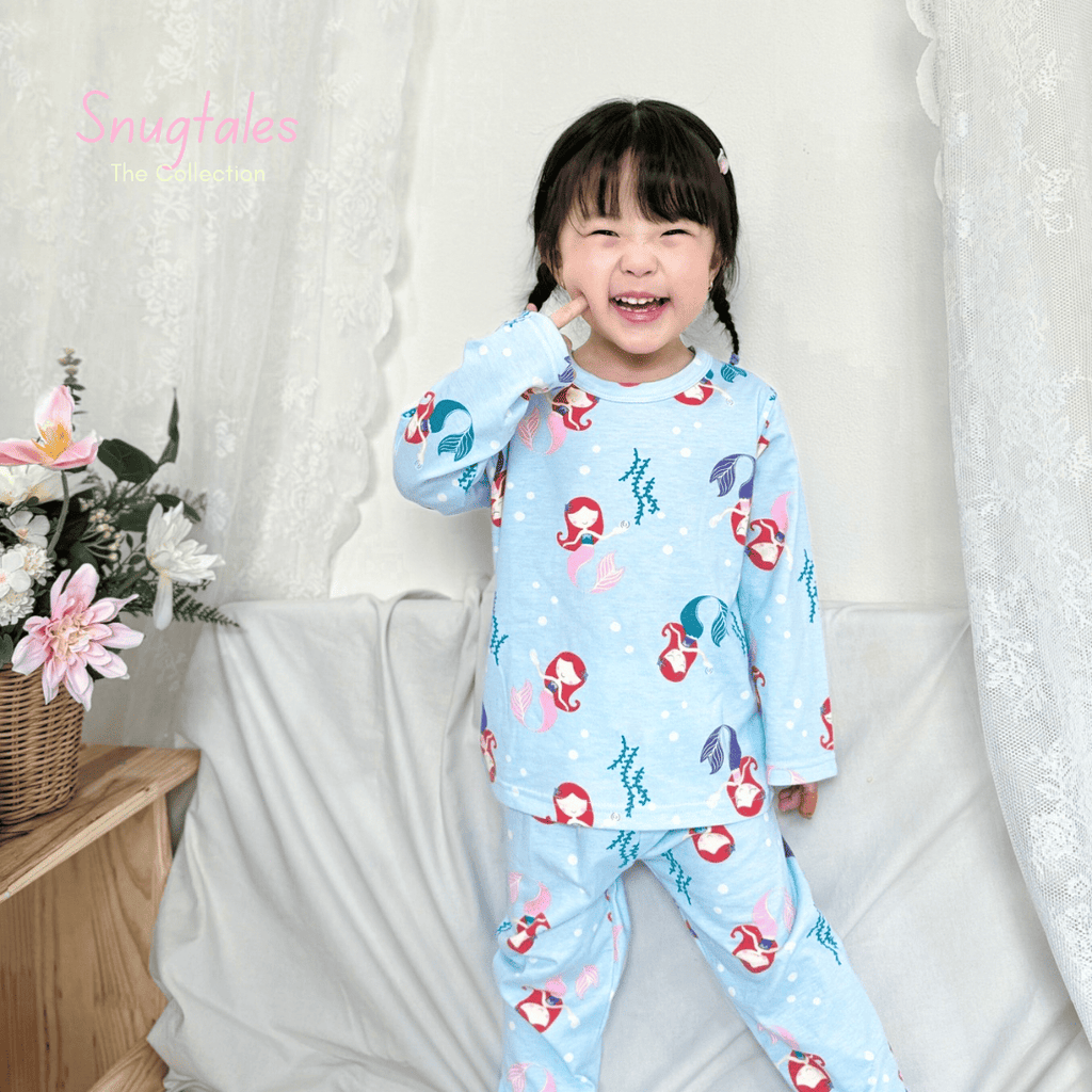 Cocohanee - Mermaid World Long Pajamas - Piyama Tidur Anak