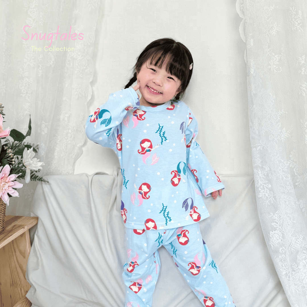 Cocohanee - Mermaid World Long Pajamas - Piyama Tidur Anak