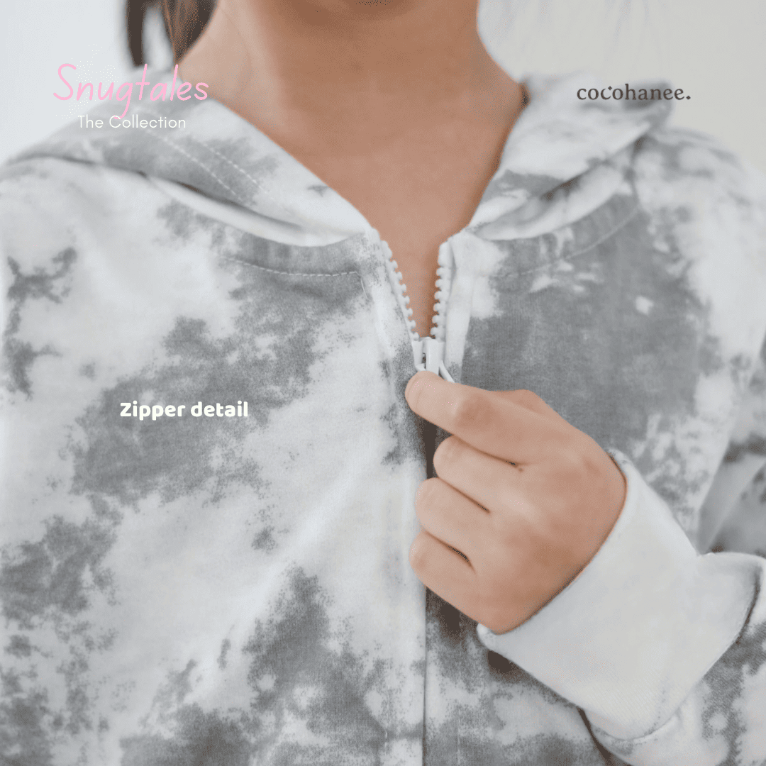 Hoodie Zipper - Tie Dye Loungewear - Hoodie Anak Baby Terry