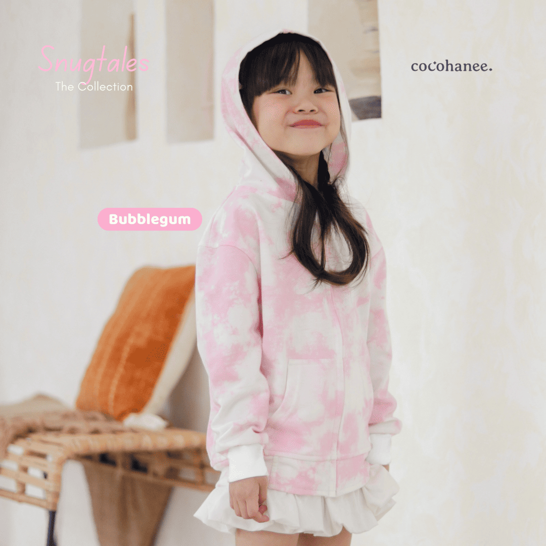 Hoodie Zipper - Tie Dye Loungewear - Hoodie Anak Baby Terry