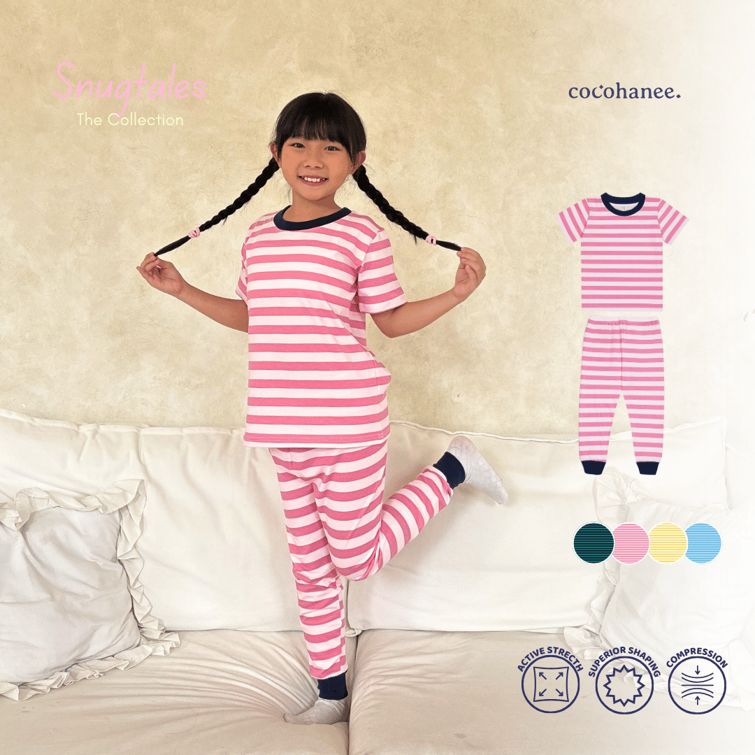 Stripe Candy - Cozy Pajamas - Piyama Tidur Motif Salur Anak