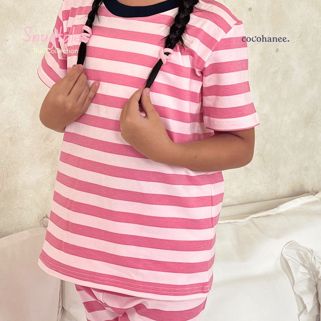 Stripe Candy - Cozy Pajamas - Piyama Tidur Motif Salur Anak