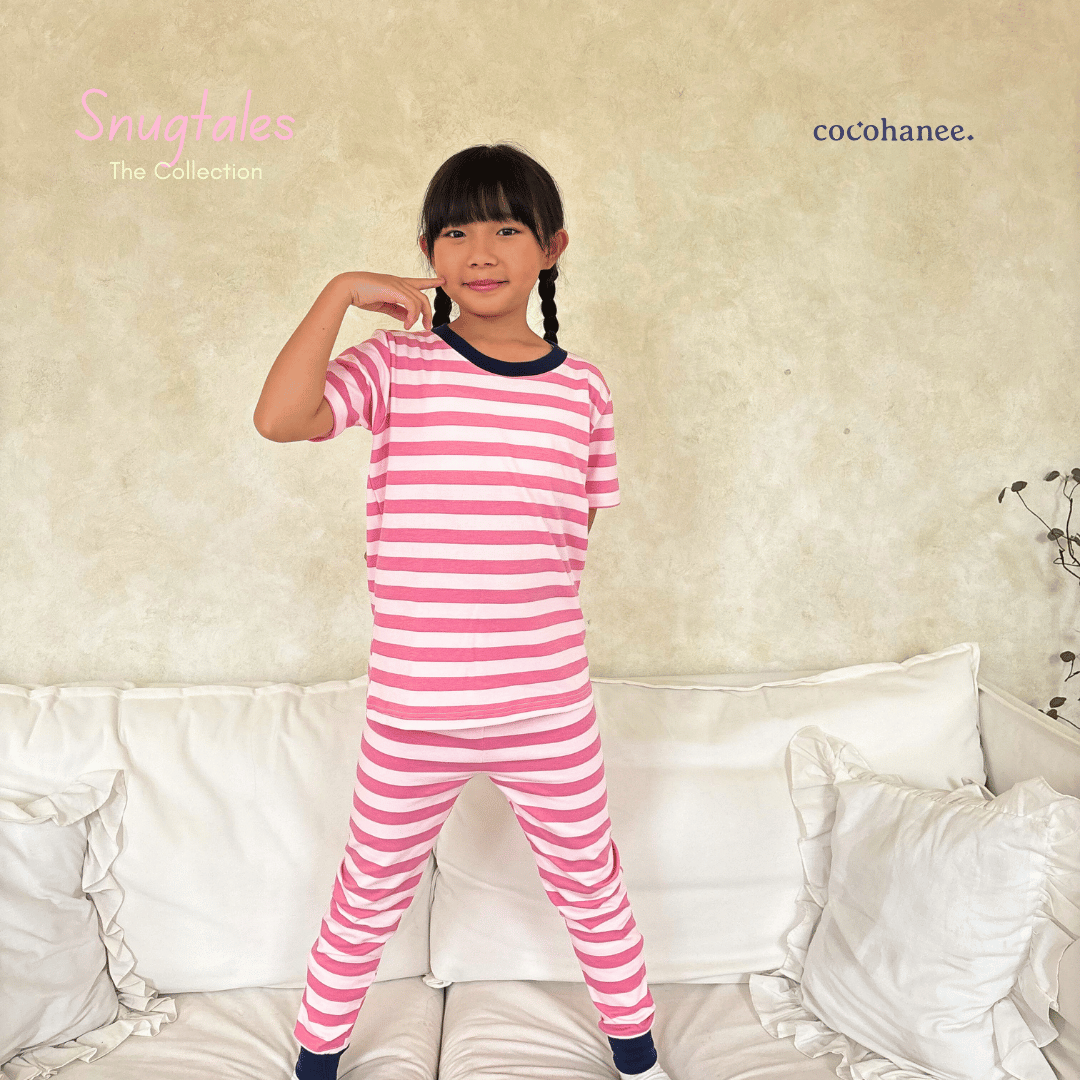 Stripe Candy - Cozy Pajamas - Piyama Tidur Motif Salur Anak